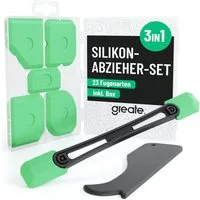 greate. Fugenspachtel Silikon Abzieher Fugen Set 7-teilig - Fugenglätter Silikon (1-St) Macht präzises Glätten auch dort möglich, wo man sonst kaum hinkommt