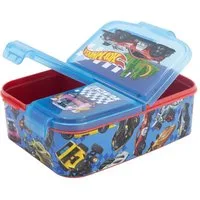 Hot Wheels Lunchbox Lunchbox Kinder Brotdose mit 3 Fächern Pausenbox