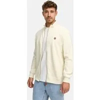 Indicode Sweatjacke Herren INGuadalupe Cardigan Herrenstrickjacke mit dezentem Logoprint auf der Brust
