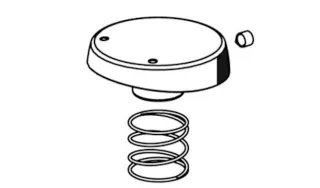 Schell Betätigungsgriff XERIS SC-M Druckfeder, chrom, 231070699 231070699