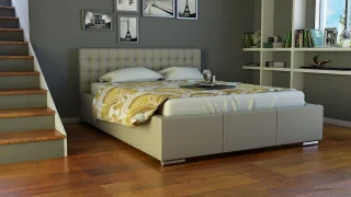 Polsterbett Bett Doppelbett DAMASO XS 160x200cm inkl.Lattenrost