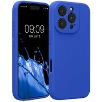 kwmobile Handyhülle Handyhülle für Apple iPhone 16 Pro Hülle, gummierte Handy Silikon Case - Schutzhülle Cover