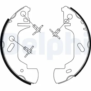 Delphi Bremsbacken hinten Ford Transit Opel Movano Renault Master