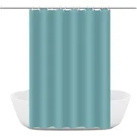 Minicloss Duschvorhang Anti-Schimmel Badezimmervorhang, Wasserdicht und Waschbar Breite 180 cm (1-tlg), Perfekt für Badewanne & Dusche