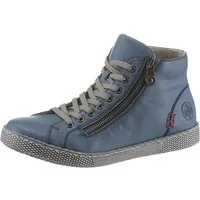 Rieker Schnürboots, Schnürstiefelette, Casual-Boots mit Reißverschluss außen