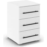 OTTO home Nachtkommode Nachttisch Nachtschrank Schubladen Sideboard Schubladenkommode AVOLA (Breite 40 cm inkl. SOFT-CLOSE-FUNKTION mit Dekorfront), Beimöbel 40cm breit, 3 Schubladen für viel Stauraum, MADE IN GERMANY