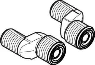 Hansgrohe S-Anschluss mit Schalldämpfer Axor Montreux, 98592000 98592000