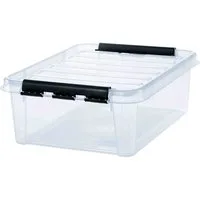 Orthex Aufbewahrungsbox Hobby Box 24 m. Deckel transparent, Mit Deckel, Stapelbar