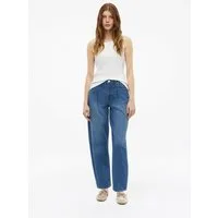 s.Oliver Weite Jeans Jeans-Hose Ankle-Jeans / Regular Fit / High Rise / Barrel Leg