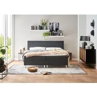 ATLANTIC home collection Boxbett Helen, Tonnentaschenfederkern-Matratze und Topper, wahlweise mit Bettkasten