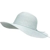 Caspar Strohhut HT023 eleganter großer Damen Sommerhut Sonnenhut mit breiter Krempe und schmalem Schleifenband