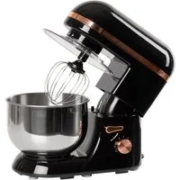 Klarstein Küchenmaschine mit Kochfunktion Bella Elegance Küchenmaschine 1800W 2,7 PS 5,2L 6 Stufen Kupfer/Silber, 1800 W, 5.2 l Schüssel, Knetmaschine Teigmaschine Teigknetmaschine Rührmaschine Standmixer