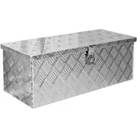 Trucky Anhänger-Deichselbox Truckbox Box Werkzeugkiste Anhängerbox Deichselbox 15 Größen Alumium
