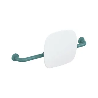 Hewi 801 Rückenstütze 801.51.916155 Wandabstand 150mm, Lehne signalweiß, aquablau