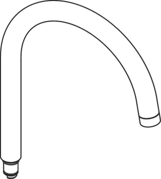 Hansgrohe Auslauf Axor Uno 2 Spültischmischer chrom, 97886000 97886000
