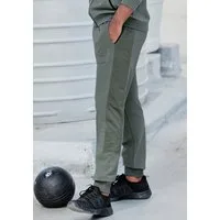 le jogger® Sweatpants mit farblichen Einsatz und Reißverschlusstaschen