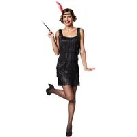 dressforfun Kostüm Frauenkostüm Charleston, Verführerisches, kurzes Kleid
