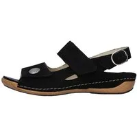 Waldläufer Heliett Sandale (1-tlg) Sandalen - Herausnehmbares Fußbett, Aus hochwertigem Nubukleder