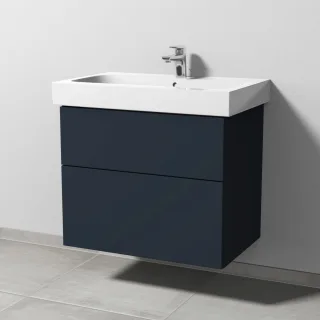 Sanipa 3way Waschtischunterbau zu Geberit iCon Waschtisch mit 2 Auszügen, Marine-Matt SP6511R