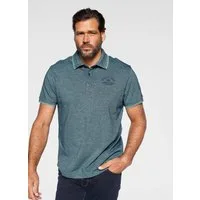 Arizona Poloshirt Kurzarm, mit Polokragen, mit Print-Applikationen, aus Piqué-Stoff