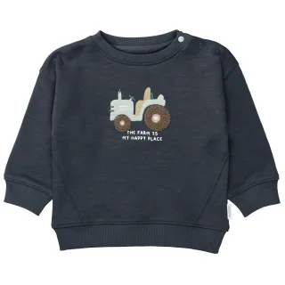 STACCATO - Kn.-Sweatshirt,oversized dark anthra - Gr. - 74