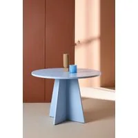 Venture Home Esstisch Bootcut, runder Esstisch, charakterstark, Ø 110 cm, Esszimmertisch, MDF, einheitliche Lackierung, rund, modern, gesellig