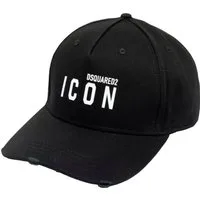 Dsquared2 Baseball Cap Baseballcap Mini Icon Kappe Basebalkappe Kappe leichte Distressed-Details für eine Vintage-Optik