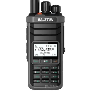 BAJETON DM-5000 DMR Digital Analog Walkie Talkie with AES-256 / AES-128 / ARC Encryption Dual Time Slot NOAA Weather Rec