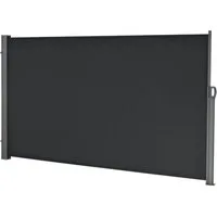 pro.tec Seitenmarkise »Arrentela« Sichtschutz 300 x 180 cm Schwarz
