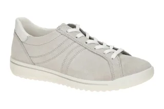 Legero 2-000452 Alia Damen Sneaker Grau alumino bequeme Schn?r-Halbschuhe