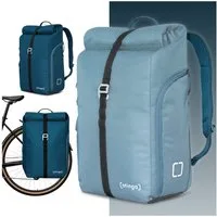 otinga Fahrradtasche Flip V3 Fahrradtasche Rucksack Wasserdicht Gepäckträgerhalterung, 34L Gepäckträgertasche mit Rucksack, Radtasche, in 3 Sekunden umgebaut