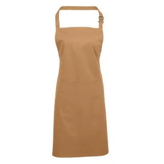 Premier Unisex Erwachsene Farben Tasche Vollschürze (Camel)