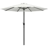 Yaheetech Sonnenschirm ∅ 222,5/261/294/326,5 cm, Gartenschirm mit Kurbel, Neigbar, UV Schutz 50+