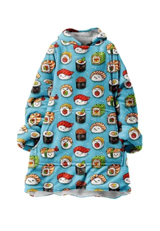 "Sushi Pattern" Kuschelpullover Huggie