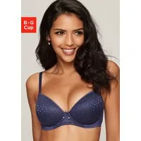 LASCANA Schalen-BH mit Bügel & Spitze über nahtlosen Cups – auch ideal für große Größen
