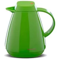 ROTPUNKT Isolierkanne 1,0 Liter 650 Glaseinsatz I hochwertig I Thermokanne I 24 Std heiß, (Kaffeekanne I Teekanne), robust und auslaufsicher