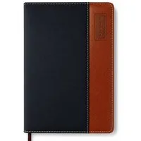 AMLI Buchkalender Buchkalender 2027 A5 1 Tag 1 Seite Terminplaner Hardcover Schwarz, Stunden-Taktung 7-17 Uhr, Softtouch-Cover, Leseband, Jahresübersicht