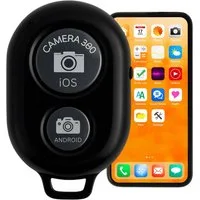 TronicXL Bluetooth Selbstauslöser für iPhone Smartphone Handy Selfie Auslöser Smartphone-Controller (1 St., für Samsung Xiaomi Google Zubehör Influencer)