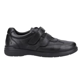 Hush Puppies - "Magnus" Halbschuhe für Herren, Leder (Schwarz)