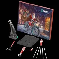 Wera Adventskalender 2023 – 30-teilig – Bit- & Winkelschlüssel-Set – inkl. Micro-Bits (1-tlg)
