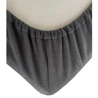 Leonado Vicenti Spannbettlaken Winter flauschig warm, Microfaser-Fleece, Gummizug: rundum, (1 Stück), Thermofleece kuschelig weich, Einfarbig