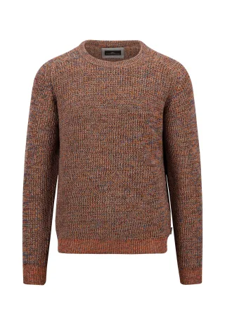 FYNCH-HATTON - O-Neck, Mouliné flame - Gr. - XXL