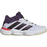 adidas Performance Hallen-Indoorschuhe Courtstabil (Basketball) weiss/violett Herren Badmintonschuh