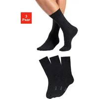 Bench. Socken Herren Wollsocken, Basic uni (Packung, 3-Paar, Gr. 39-42 bis 47-48) Herrensocken mit wärmender Wolle
