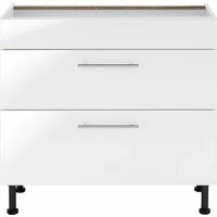wiho Küchen Kochfeldumbauschrank Ela 90 cm breit, mit Soft-Close-Funktion