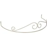 DécoProfi Betthimmel Rundbogen für Himmelbett, Baldachin (Set, 3-tlg., inklusive 2 Raffringen), optimal für Vorhänge mit Bindebändchen