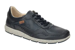 Pikolinos M4U-6312 Blue Herren Slipper Fuencarral Echtleder Bequeme Halbschuhe