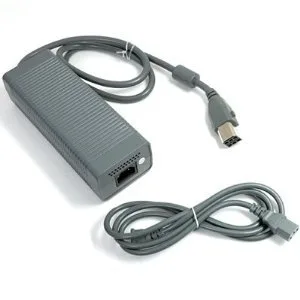 Microsoft Xbox 360 Netzteil [203 Watt] & Stromkabel grau