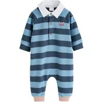 Next Strampler Baby-Strampler Rugbypoloshirt aus Jersey (1-tlg)