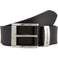 TOM TAILOR Ledergürtel Belts TTTOM Ledergürtel mit eckiger Dornschließe